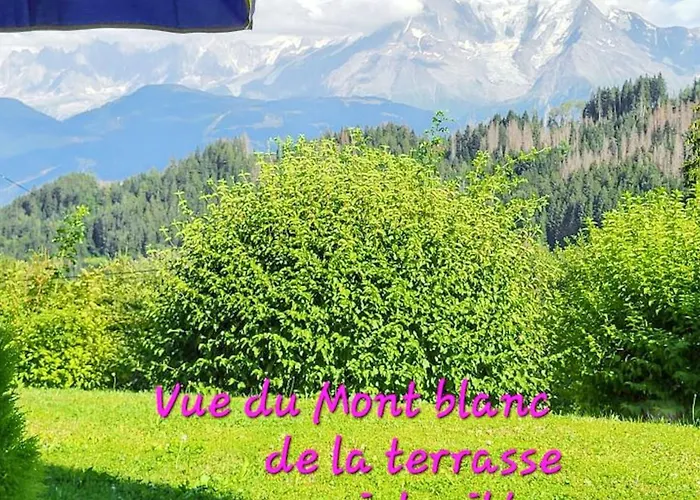 Avec Vue Sur Le Mont Blanc - 22 M² - Apartmán Cordon